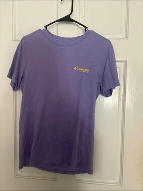 Columbia Lavender Purple Short Sleeve Logo Tee